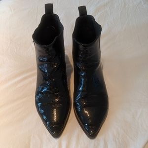 Acne Studios | Jensen Patent Leather Ankle Boots